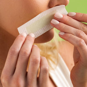 Nad's Facial Wax Strips showing flexible contour design