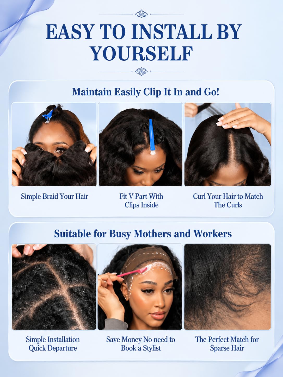 Nadula V Part Body Wave Wig styled for a casual look