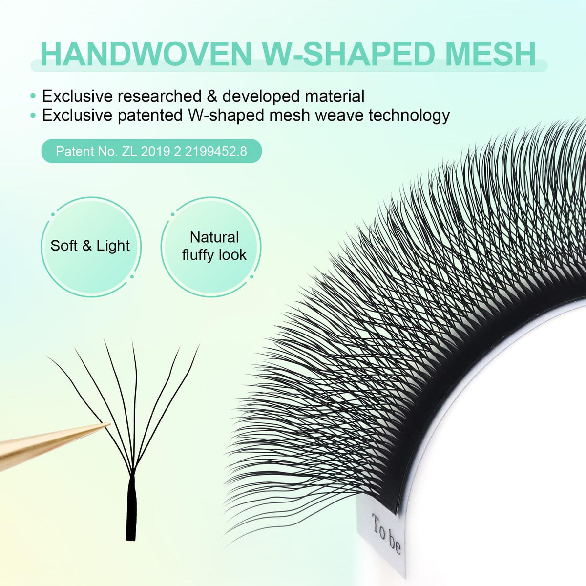 NAGARAKU 6D lashes displayed in packaging