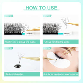 NAGARAKU lash extensions with soft texture