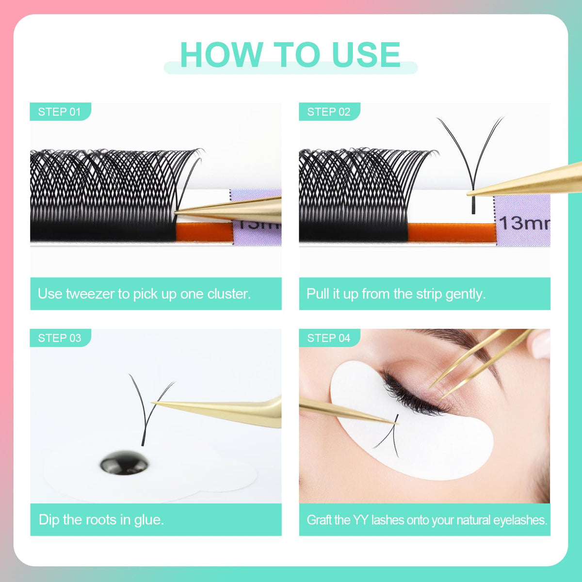 NAGARAKU YY Lash Extensions in professional salon setting