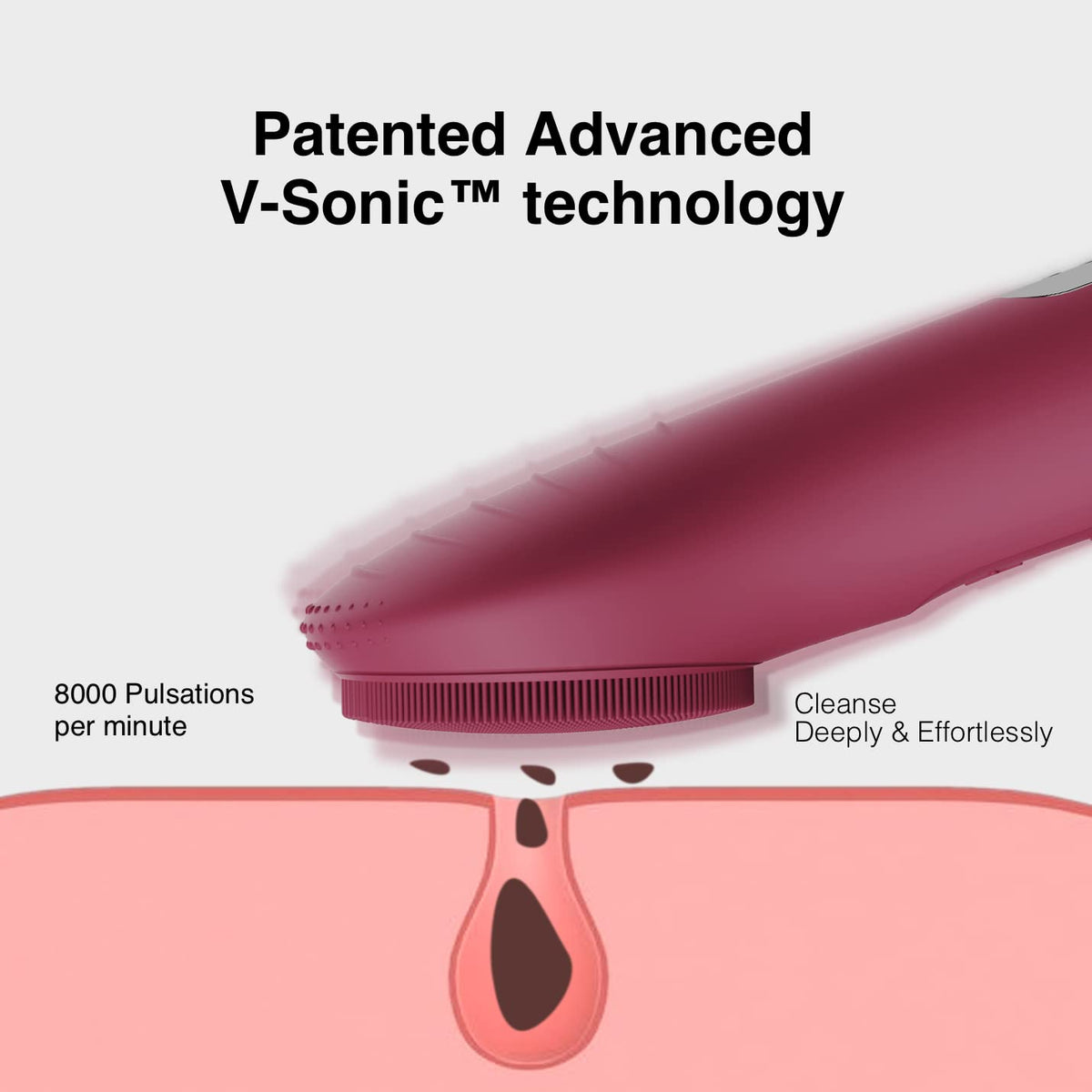 NågraCoola Face Scrubber reverse side for massage