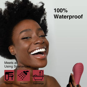NågraCoola Face Scrubber side view showing silicone bristles