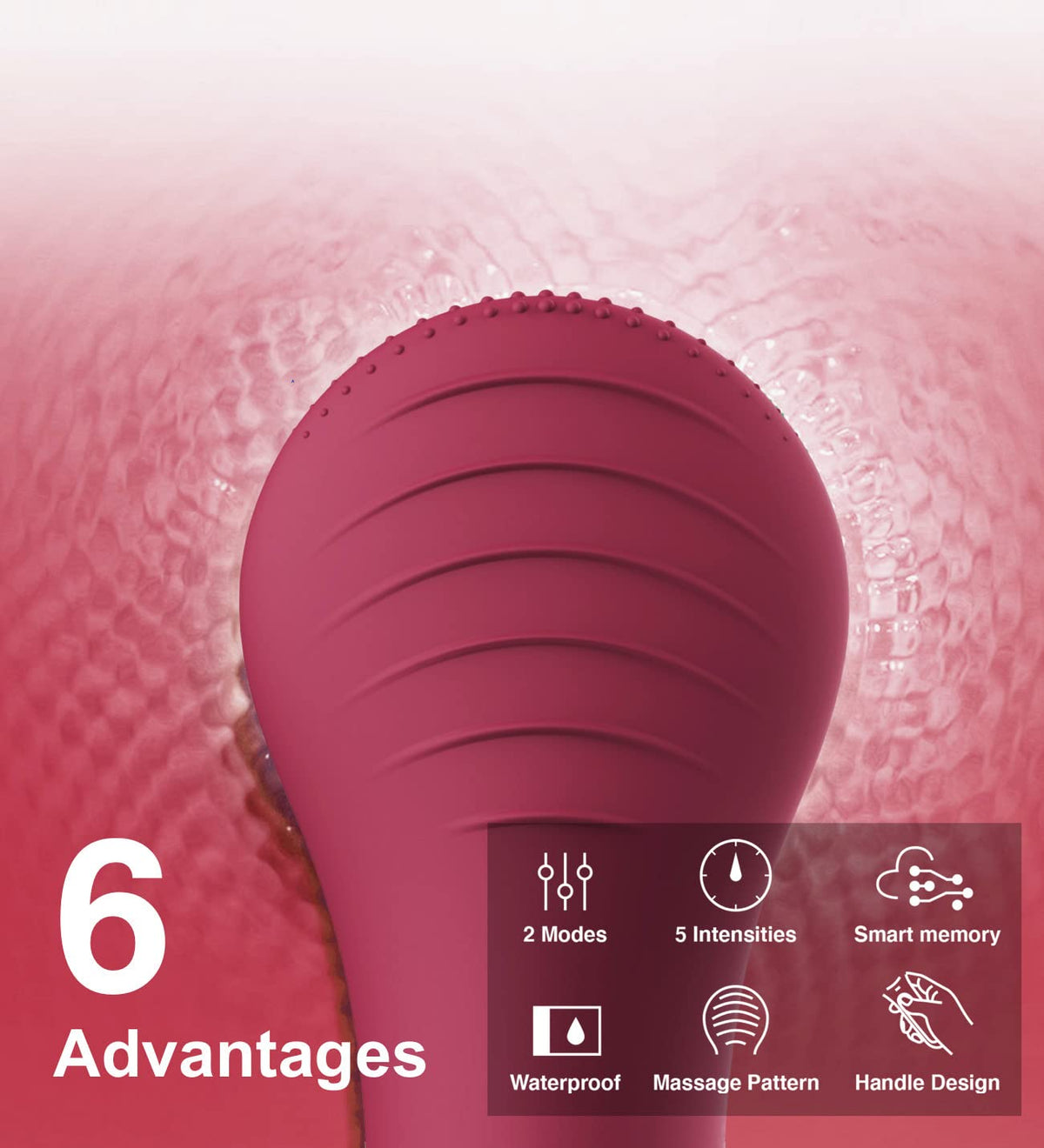 NågraCoola Face Scrubber with charging cable
