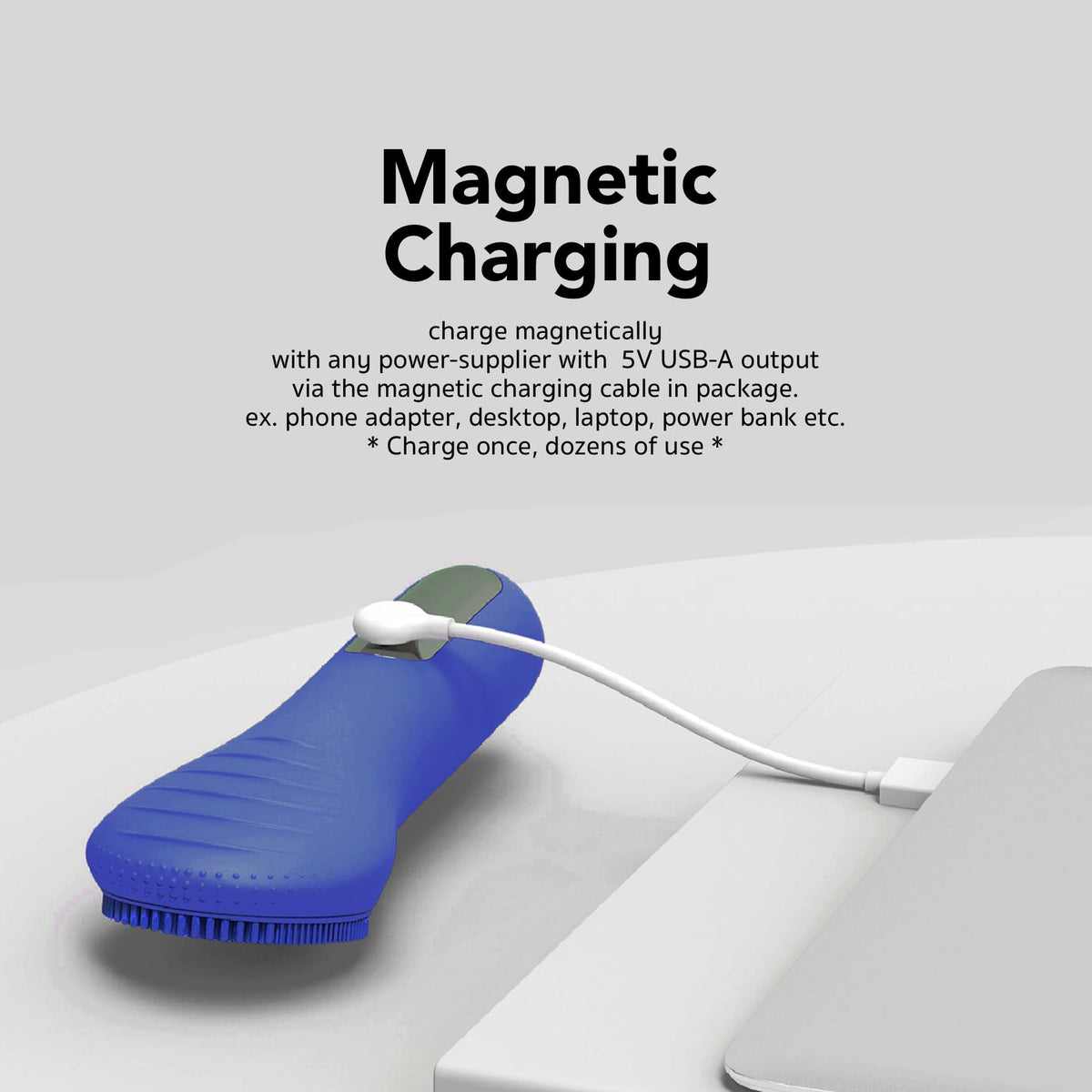 NågraCoola Facial Cleansing Brush displayed on a bathroom counter
