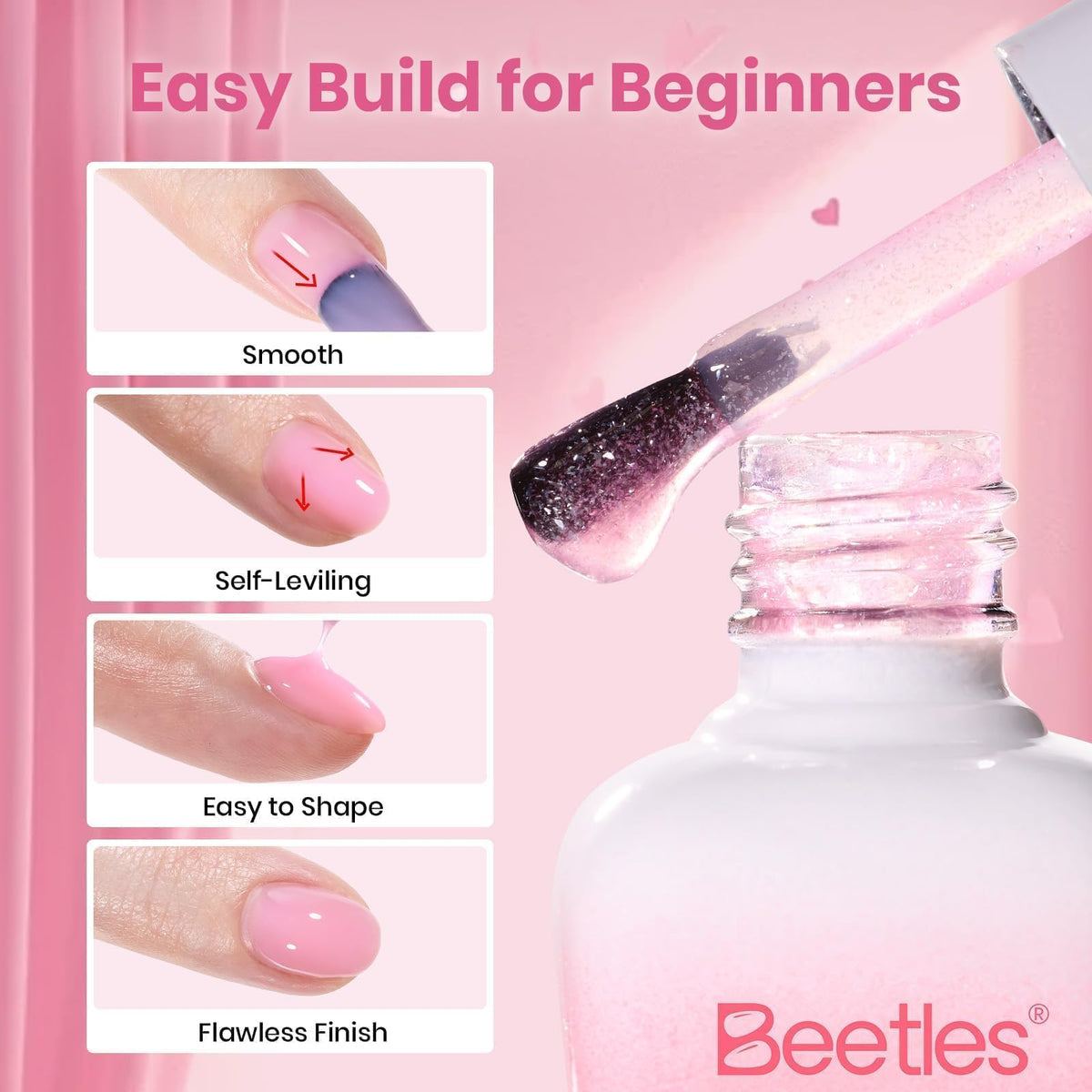 Nail art accessories and stickers from the kit
