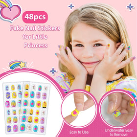 Nail Art Accessories included in BATTOP Kids Nail Polish Set