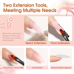 Nail art accessories included in ROSALIND kit