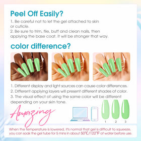 Nail art accessories included in ROSALIND kit