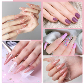 Nail art brushes and tools from Klemon Acrylic Nail Kit
