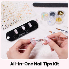 Nail art brushes included in Beetles Nail Art Kit