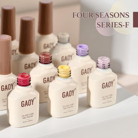 Nail art created using GAOY gel nail polish colours