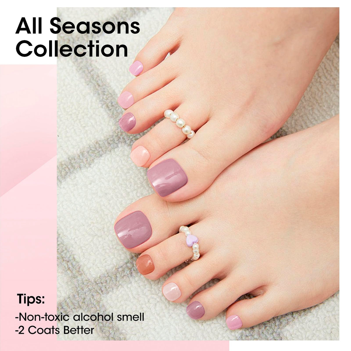Nail art created using GELLEN nail polish