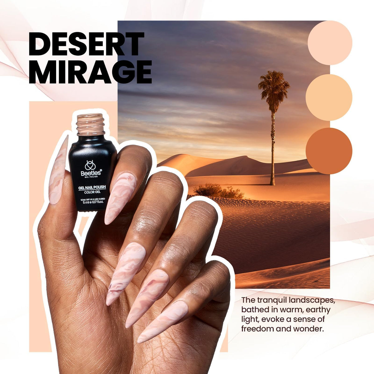 nail art created with beetles Gel Nail Polish