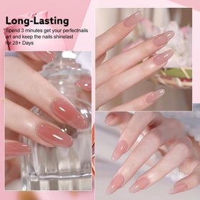 Nail art created with CANNI gel polish in various shades