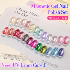 Nail art created with Double Rhythm Gel Nail Polish
