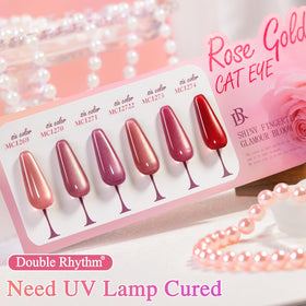 Nail art design created with Double Rhythm Gel Nail Polish