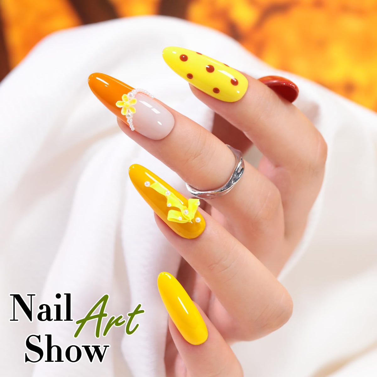 Nail art design created with Double Rhythm Gel Polish