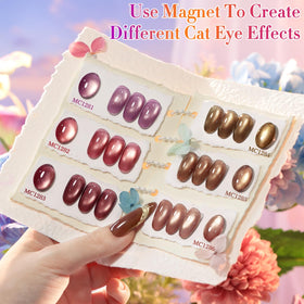 Nail art design created with Double Rhythm gel polish