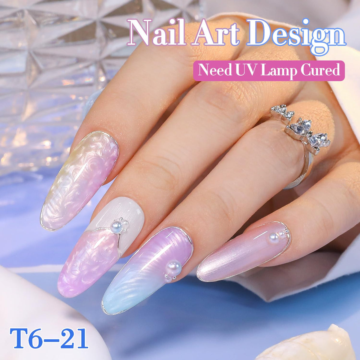 Nail art design created with Double Rhythm Gel Polish