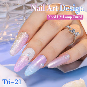 Nail art design created with Double Rhythm Gel Polish