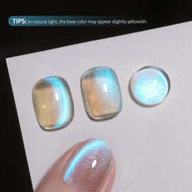 Nail art design created with GAOY Cat Eye Gel