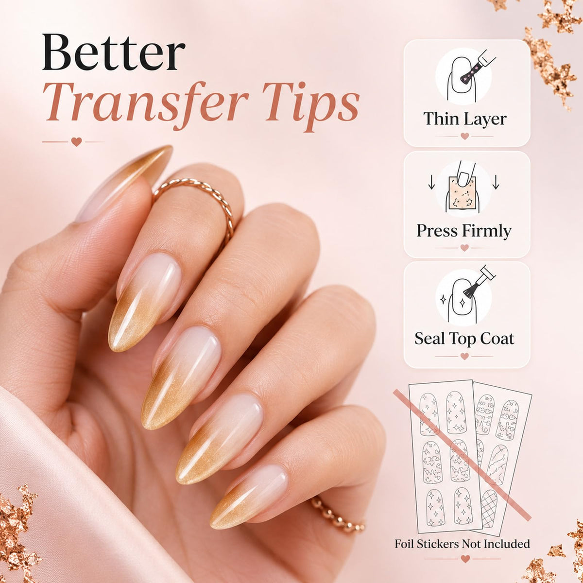 nail art design using beetles Nail Foil Glue