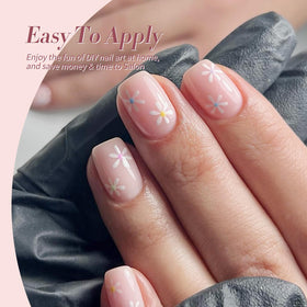 Nail art design using Born Pretty jelly gel polish