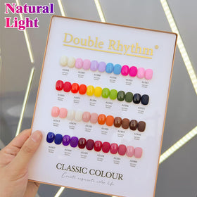 Nail art design using Double Rhythm Gel Nail Polish