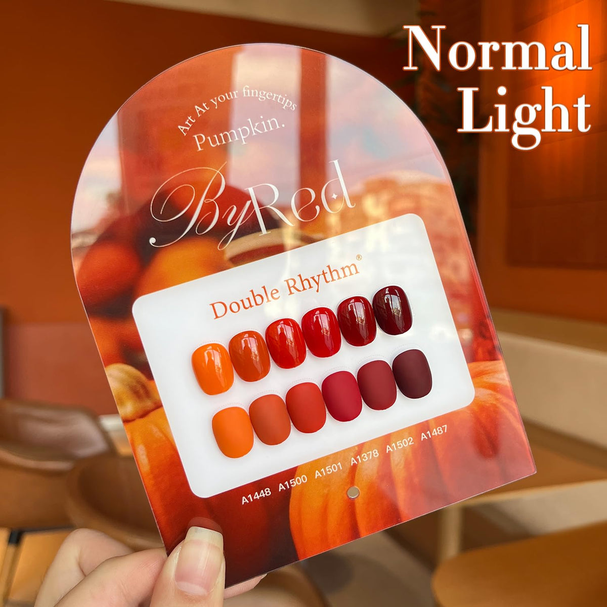 Nail art design using Double Rhythm Gel Polish in various colours