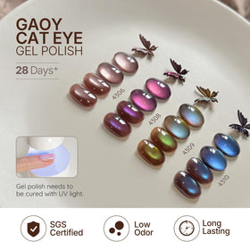 Nail art design using GAOY gel polish