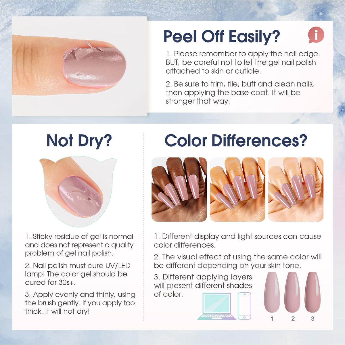 Nail art design using ROSALIND cat eye gel polish