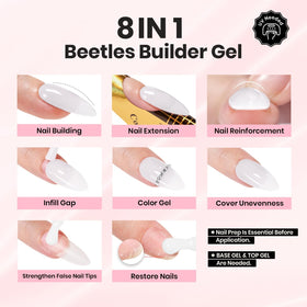 nail art designs created with beetles Gel Polish kit