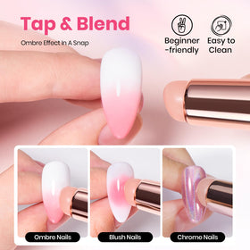 nail art palette for color mixing and gel pickup