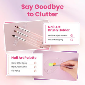 Nail Art Palette included in beetles Gel Polish set