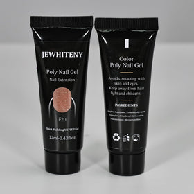 Nail art setup using JEWHITENY Poly Gel Nail Kit