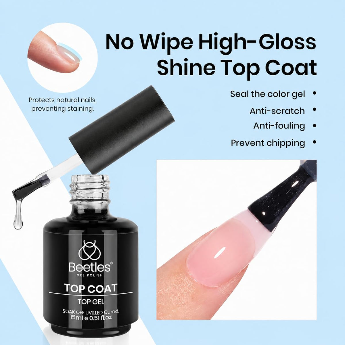 nail art using beetles Builder Nail Gel