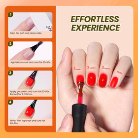 Nail art using Beetles Jelly Gel Nail Polish