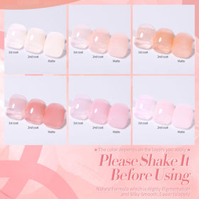 Nail art using Born Pretty Jelly Gel Nail Polish