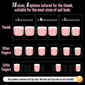 Nail artist using NOVO OVO nail tips in a salon setting
