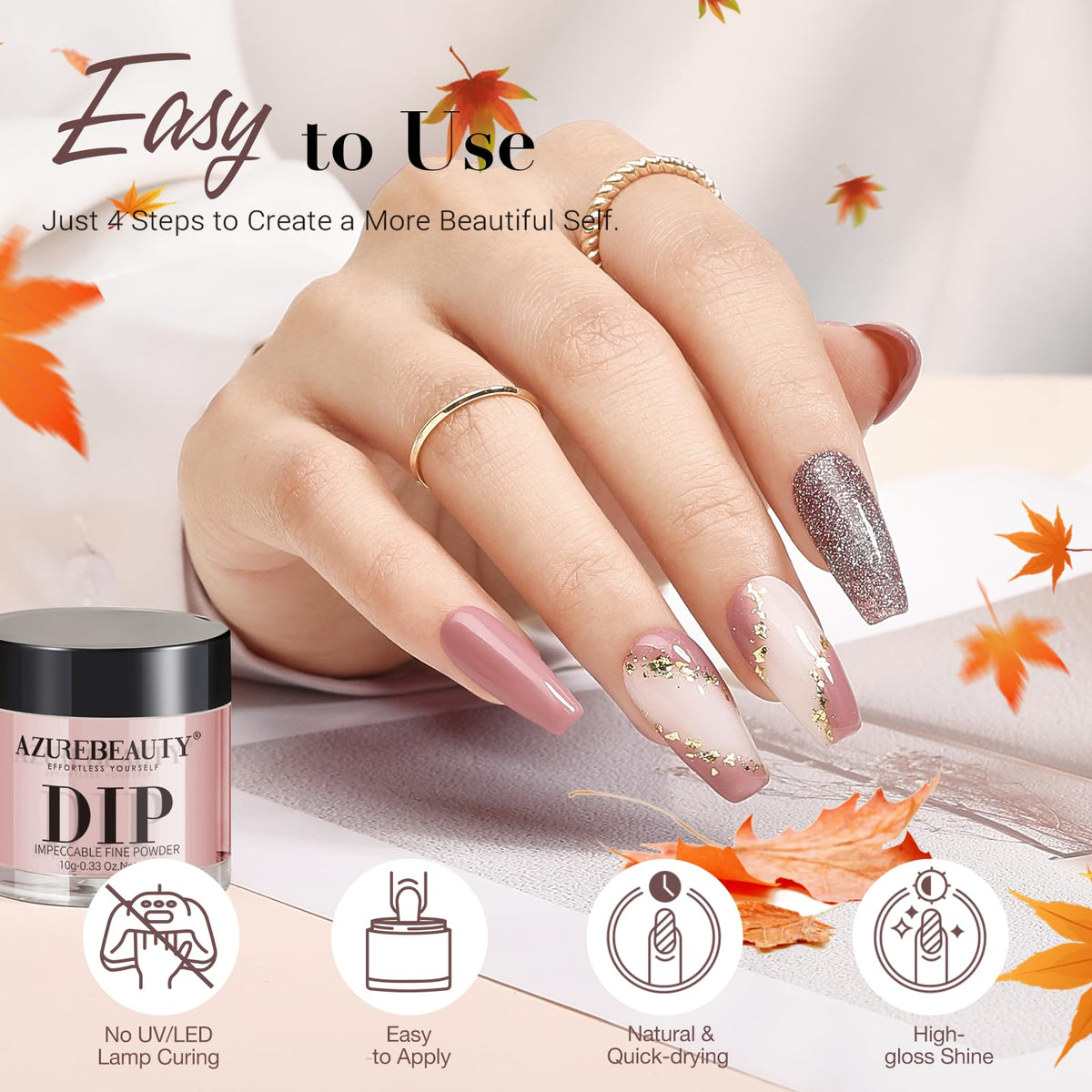 Nail brush and cuticle pusher from AZUREBEAUTY kit
