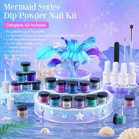 Nail brush and cuticle pusher included in the kit