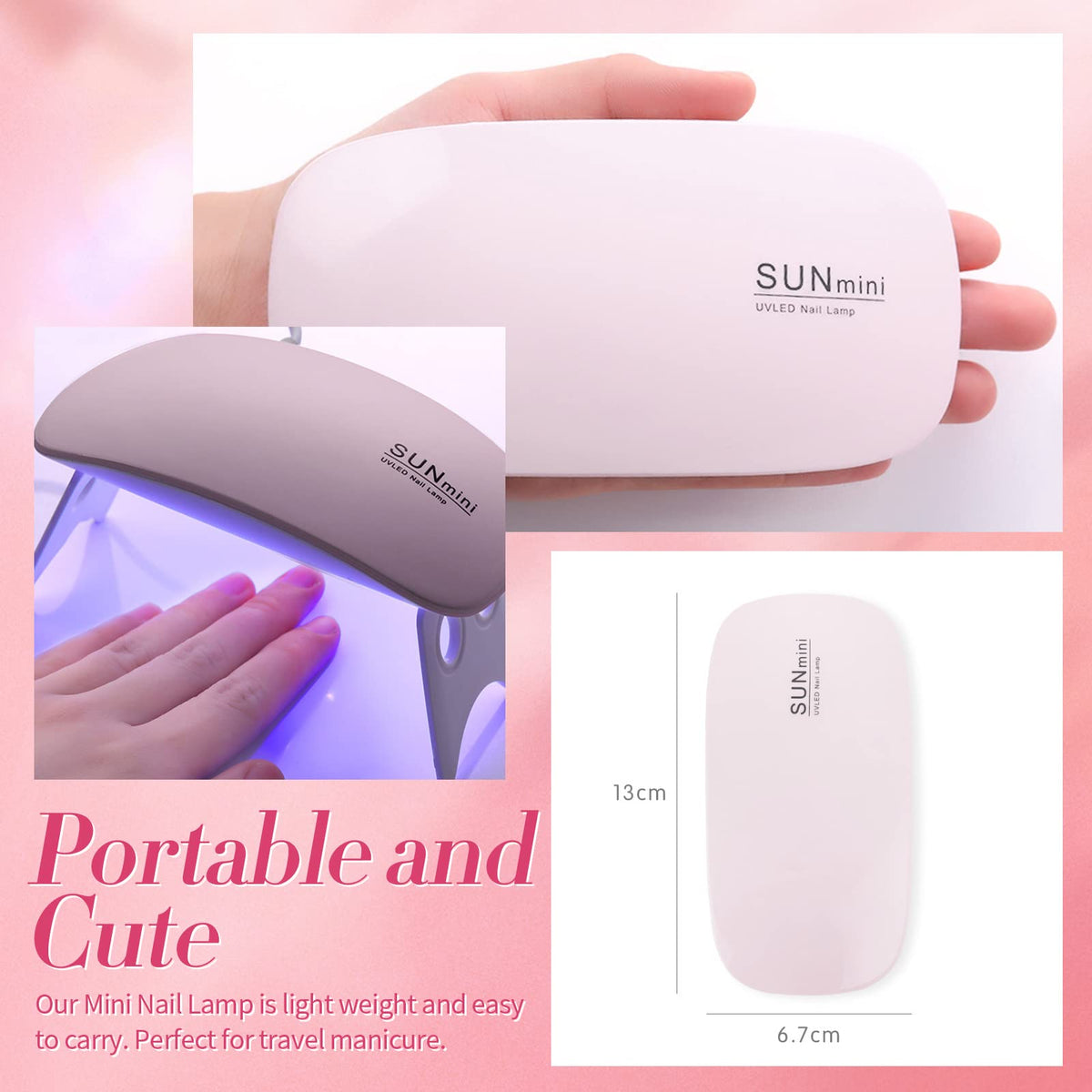 Nail brush and file included in the Born Pretty kit