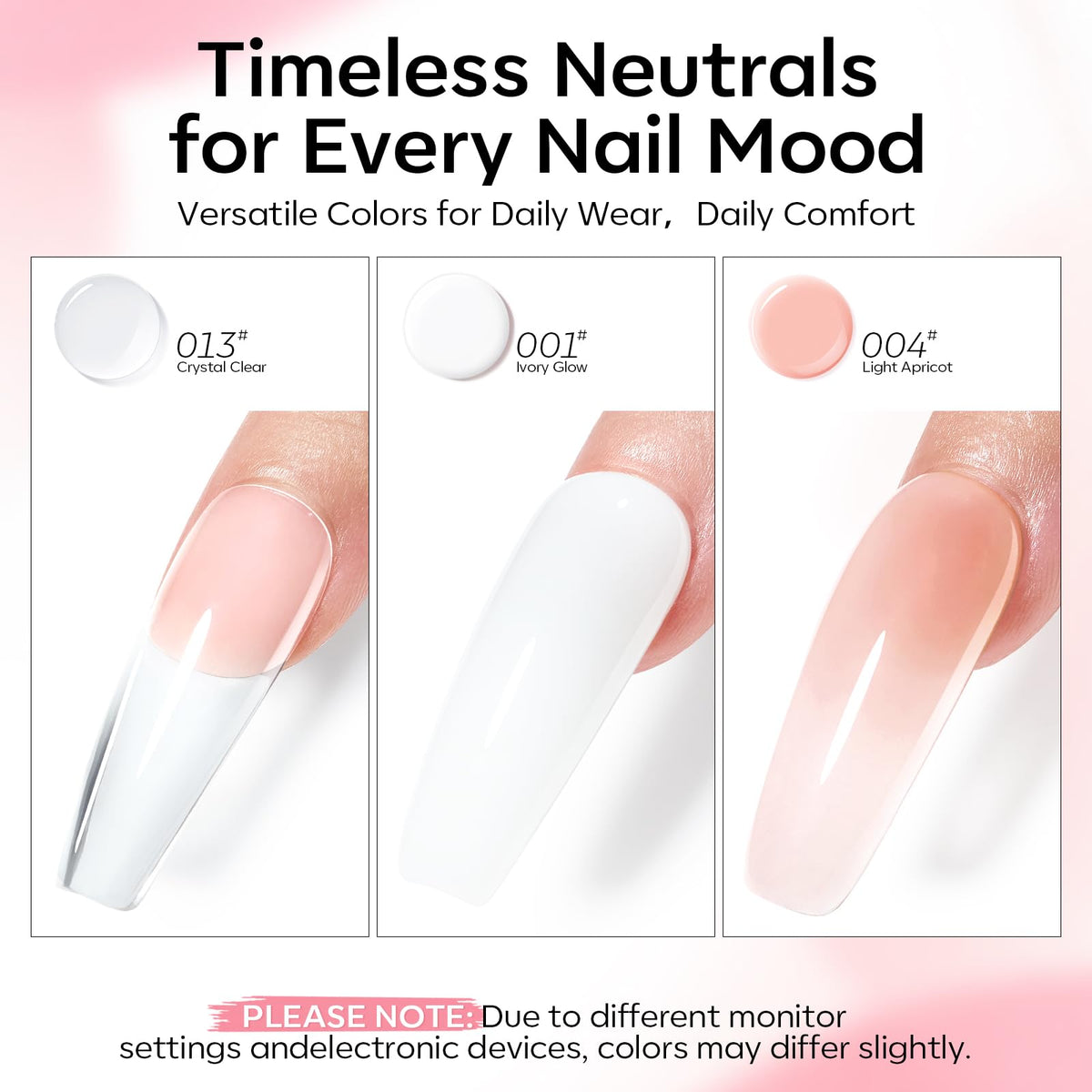 nail brush and mini nail file from modelones Poly Gel Nail Kit
