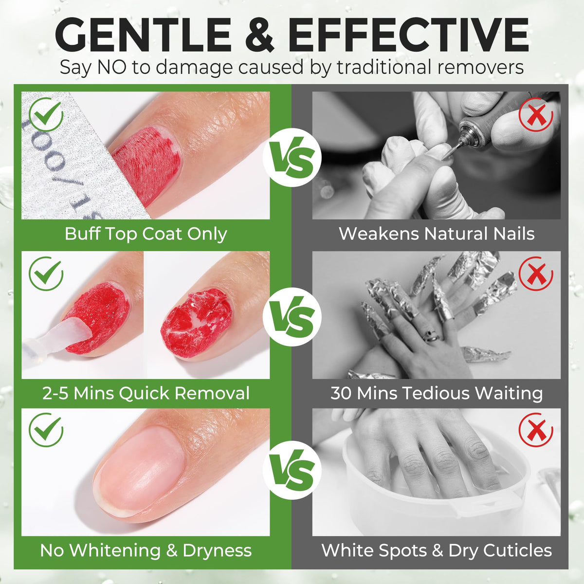 Nail buffer from Luckyfairy Gel Nail Polish Remover Kit