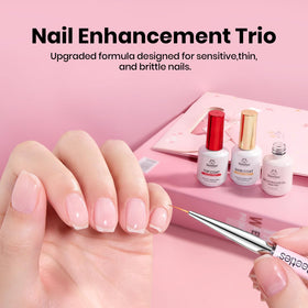 nail care tools next to beetles HEMA-Free Builder Gel set