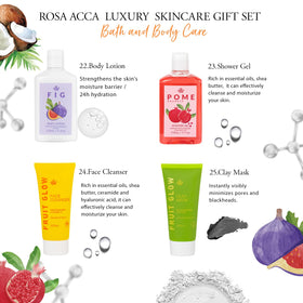Nail clipper set and bath puff from the spa gift set
