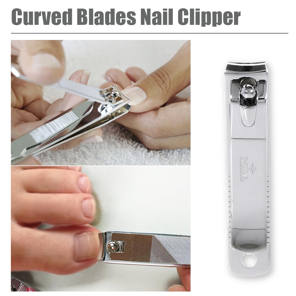 Nail clippers included in ROYAL Nose Hair Trimmer Set