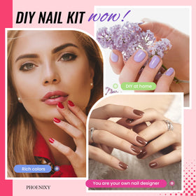 Nail decorations included in the Phoenixy kit