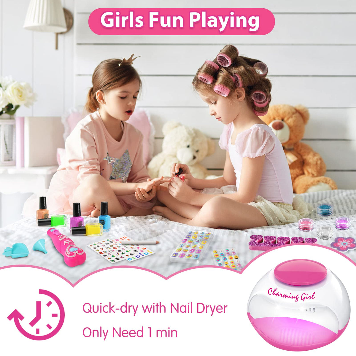 Nail Dryer from BATTOP Kids Nail Polish Set